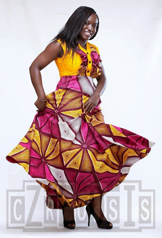 Subira Wahure Official African Couture Blog: KITENGE;MAXI DRESS
