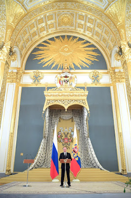 The President of the Russian Federation Vladimir Putin.