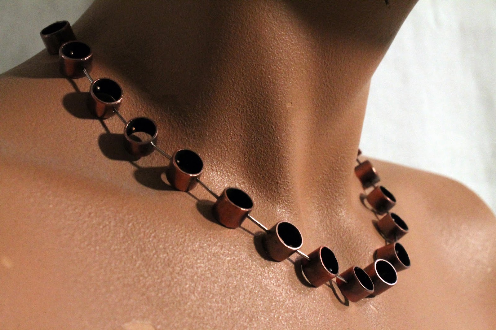 Onoclea More recycled copper tubing jewelry!