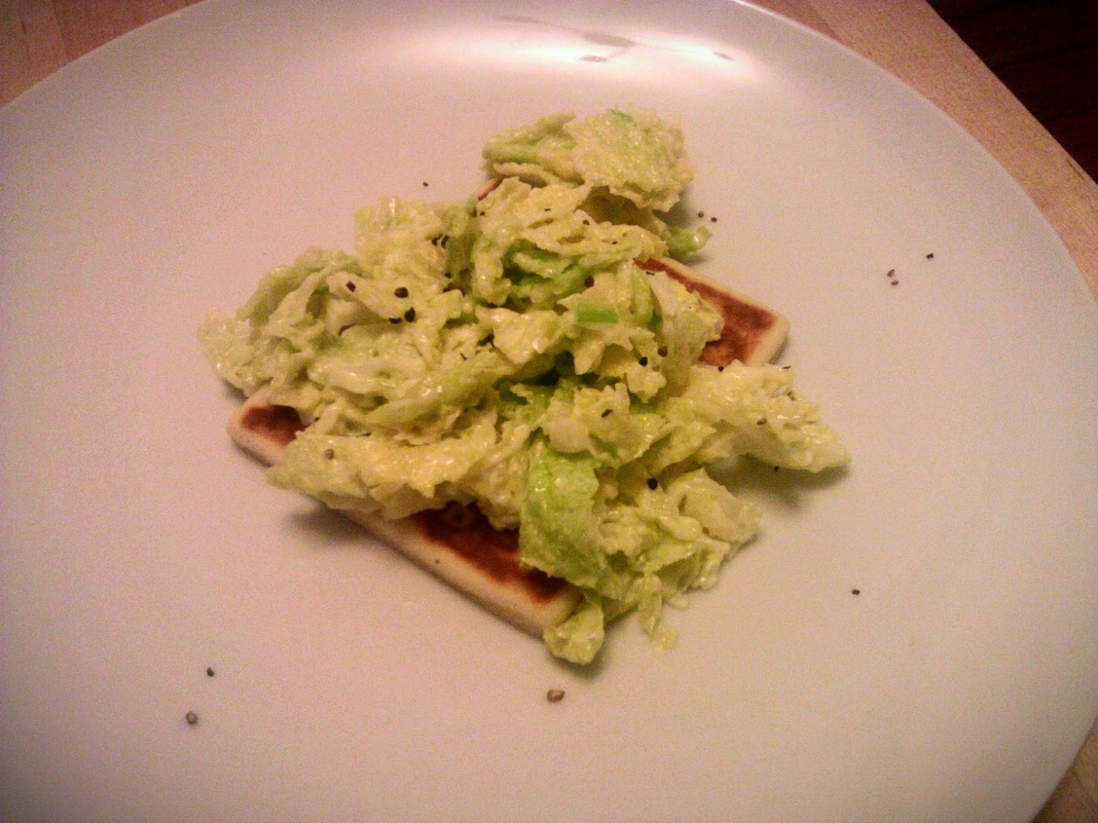 Everything Goes With Toast Creamed cabbage & potato cakes