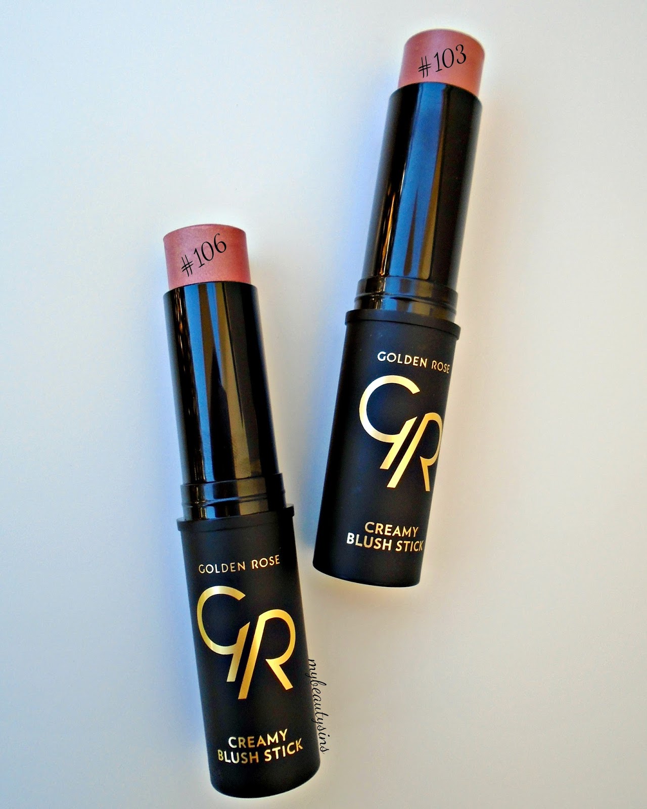 My Beauty Sins Golden Rose Creamy Blush Stick (103, 106) Review