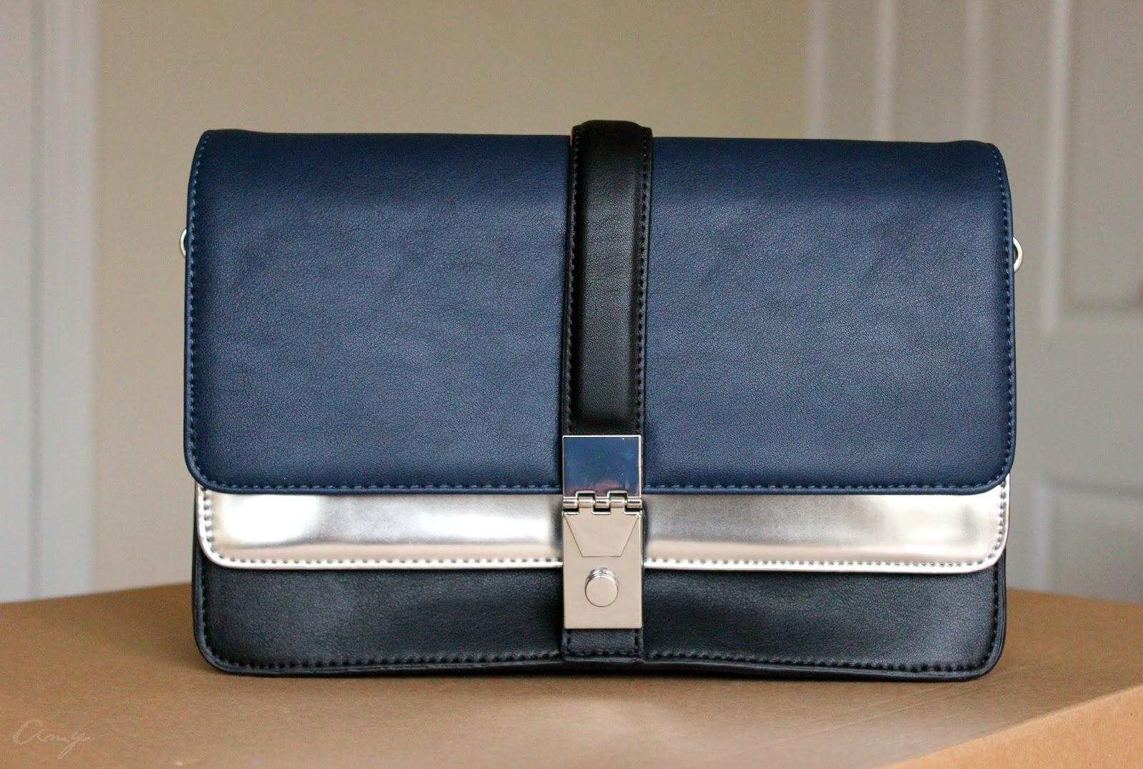 ZARA Crackle Effect City Bag ZARA Crackle Effect City Bag