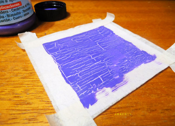 caja mini madera craquelado 