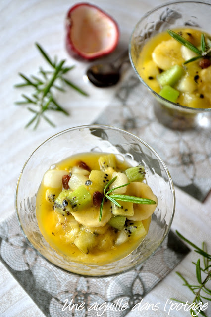 Poêlée de fruits d'hiver au jus de passion, d'Alain Ducasse