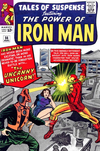 Tales of Suspense #56, Iron Man vs the Unicorn