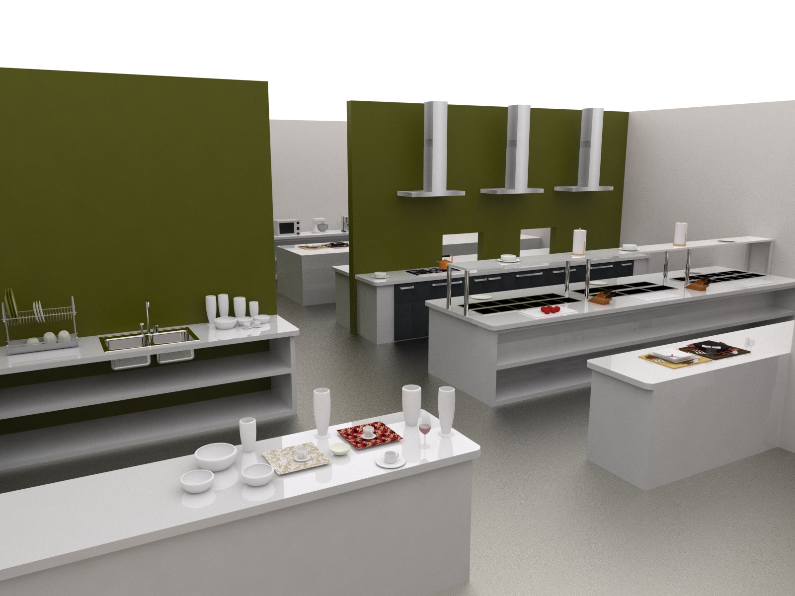 Arquitectura&Construcción: Cocina Restaurante Hacienda la Providencia