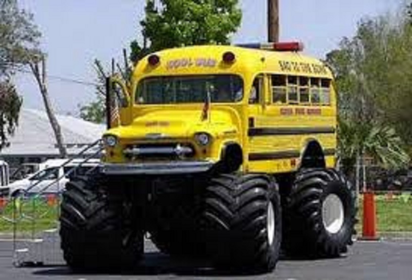 We all need school buses that can get the kids to school fast ~