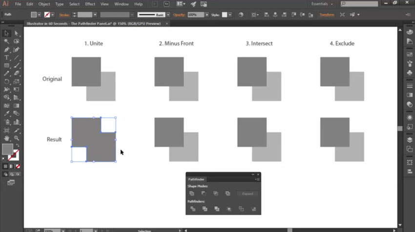 show pathfinder illustrator show pathfinder illustrator