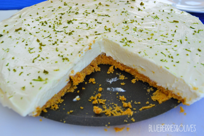 LIME AND GINGER CHEESECAKE 