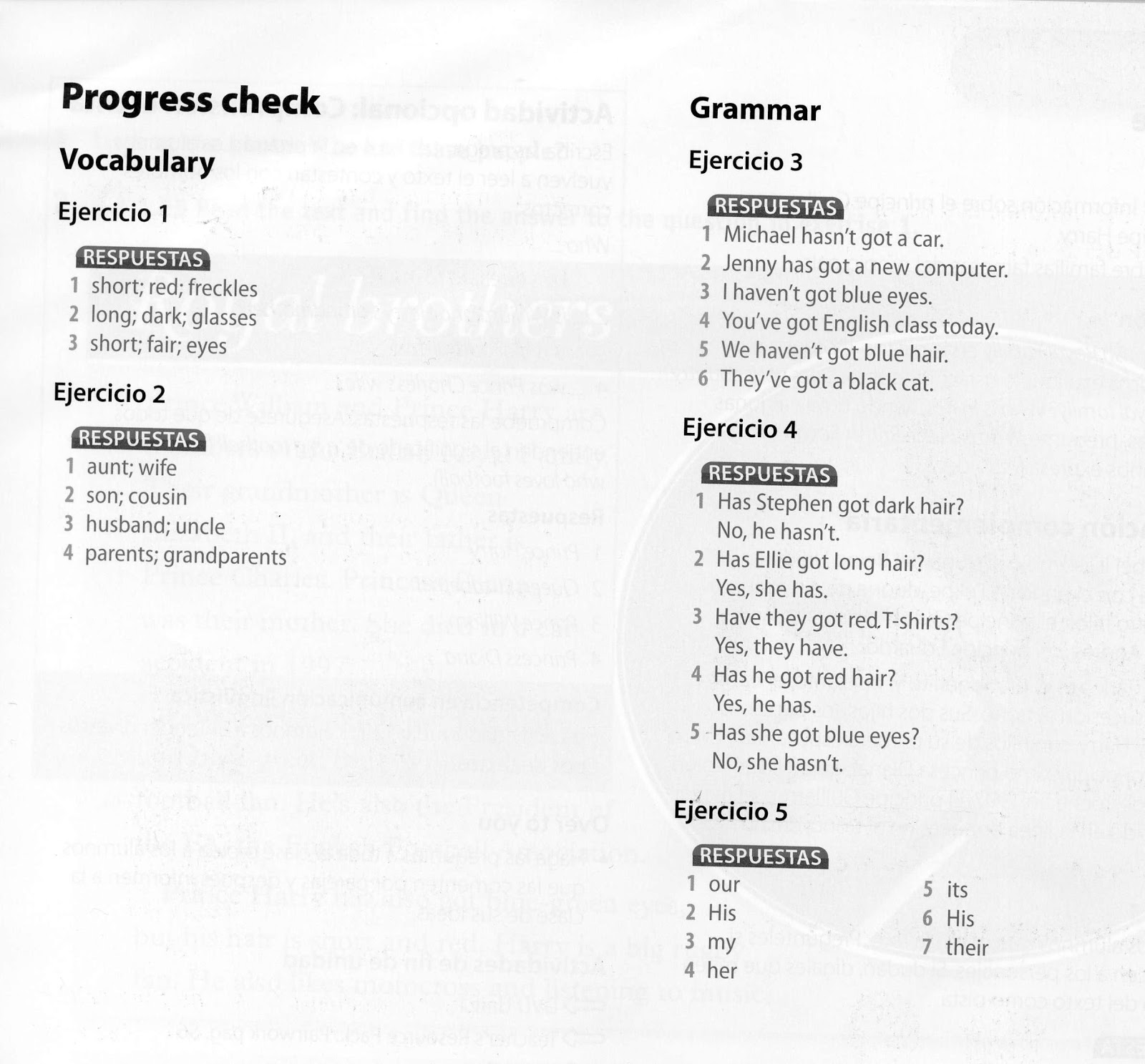 Прогресс чек 8 английский язык 7 класс