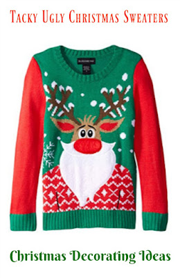 tacky ugly christmas sweater photo