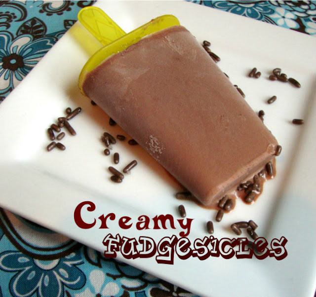 Fudgesicles and Chocolate Ice Cubes-Fudgesicles are the perfect way to beat the summer heat or just make them ice cubes for a fun addition to drinks.