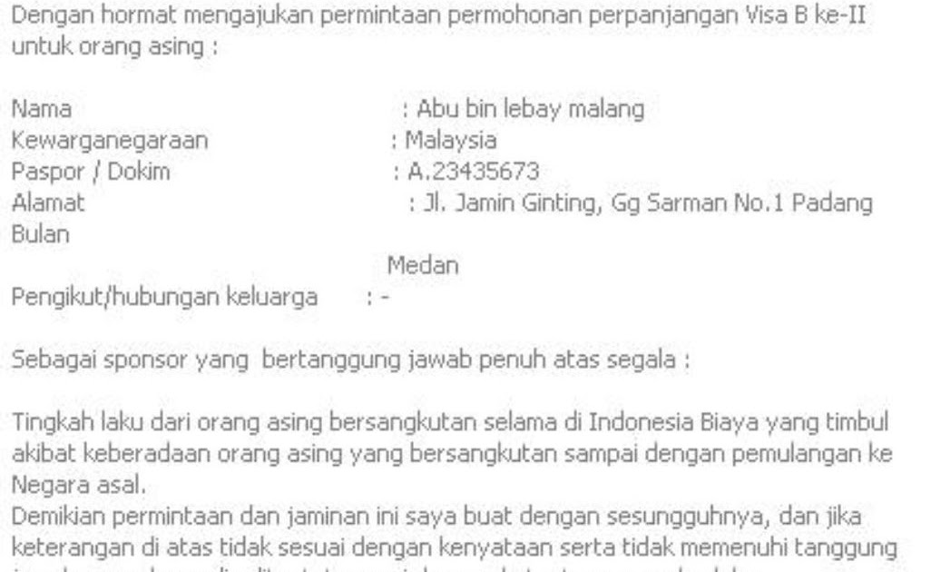 Contoh Surat Permohonan Epo Contoh Surat