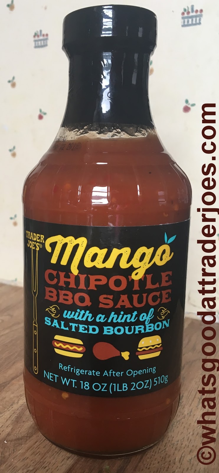What's Good at Trader Joe's? Trader Joe's Mango Chipotle BBQ Sauce with a Hint of Salted Bourbon