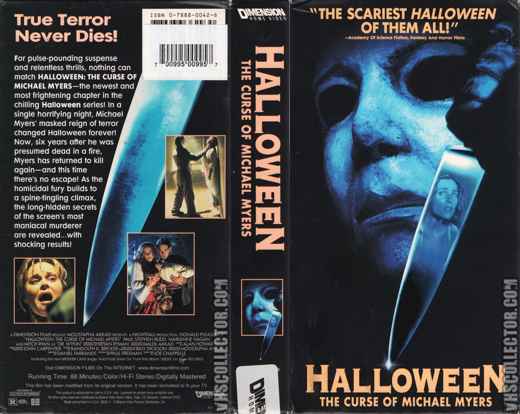 The Horrors of Halloween HALLOWEEN 6 THE CURSE OF MICHAEL MYERS (1995
