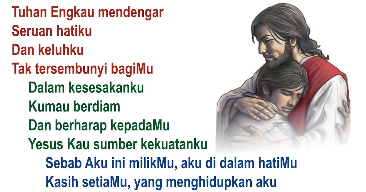 Lirik Lagu Pujian Rohani Kristen Sekolah Minggu Gereja Tuhan Yesus Sebab Aku Milikmu