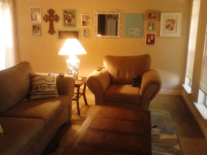 Partial Living Room Before and After