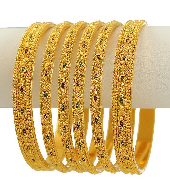 Types Of Gold Bangles - Design Talk