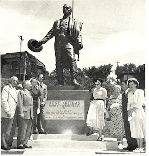 Inauguración estatua de Artigas en la ciudad tocaya de Montevideo Inauguración estatua de Artigas en la ciudad tocaya de Montevideo