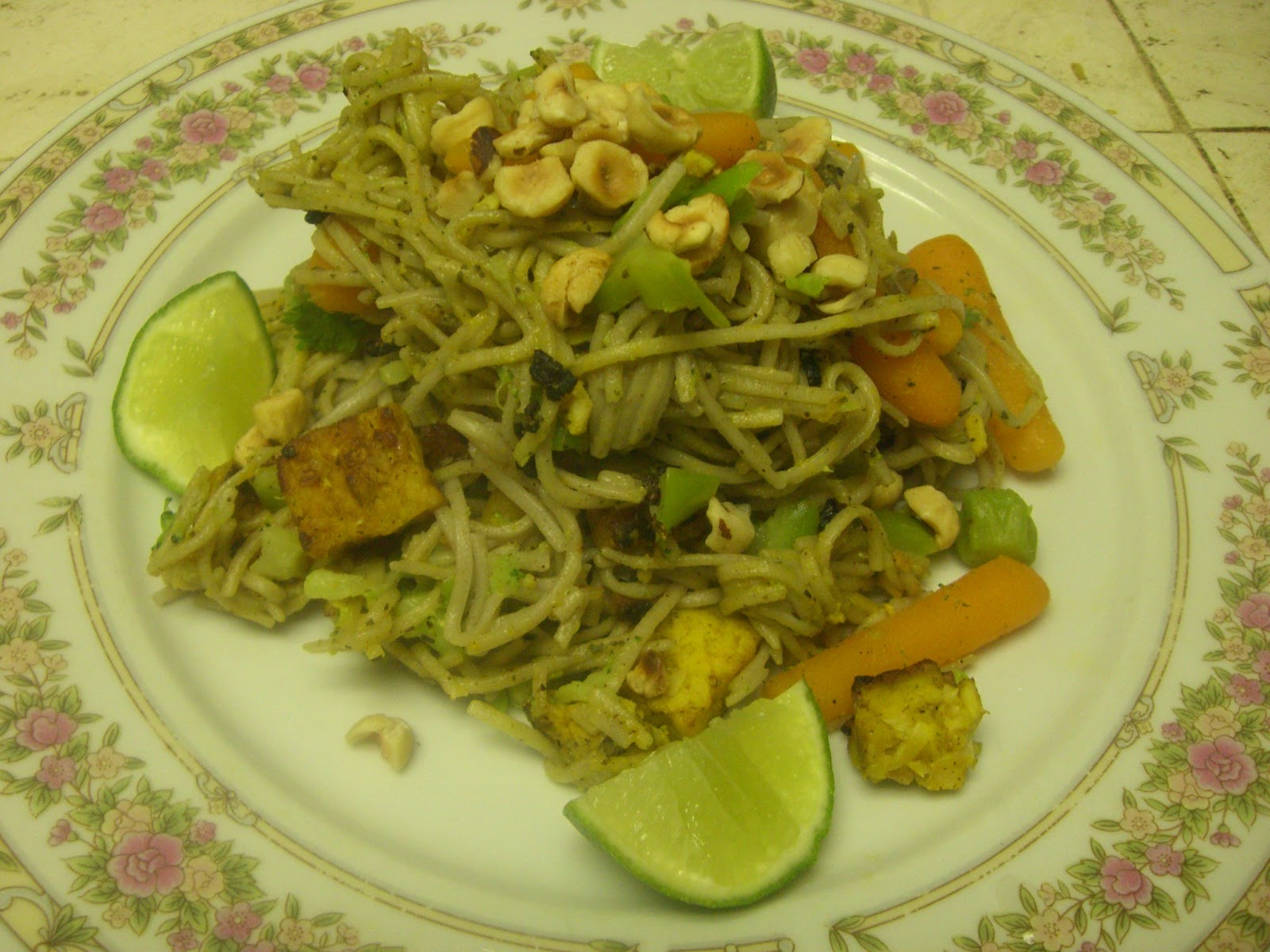 AfroVeganChick Vegan Tempeh Soba Noodle Stir Fry