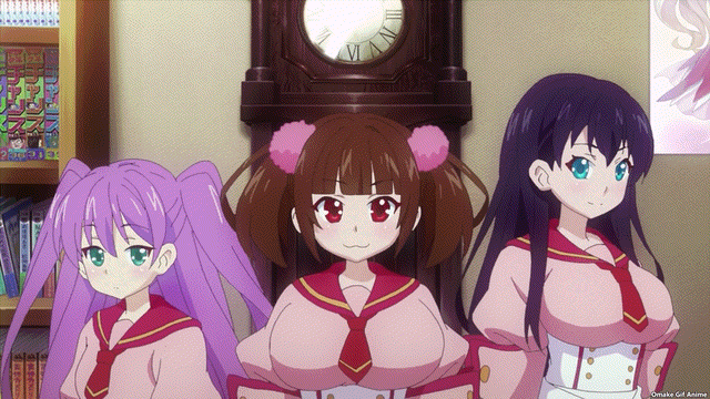Joeschmo's Gears and Grounds: Omake Gif Anime - Pastel Memories - Episode 3  - Yuina Fist Pump