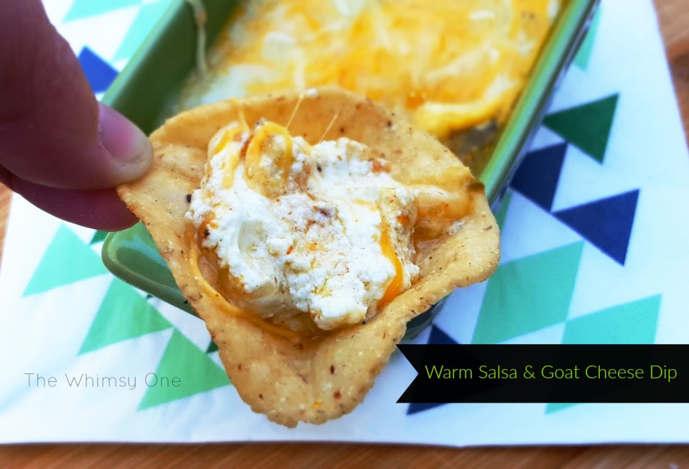 Warm Goat Cheese & Salsa Dip The Whimsy One
