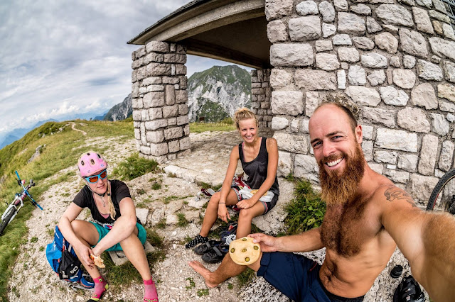 MTB Udine/ Friaul Monte Cuarnan - Mountainbike Tour mit super Trail