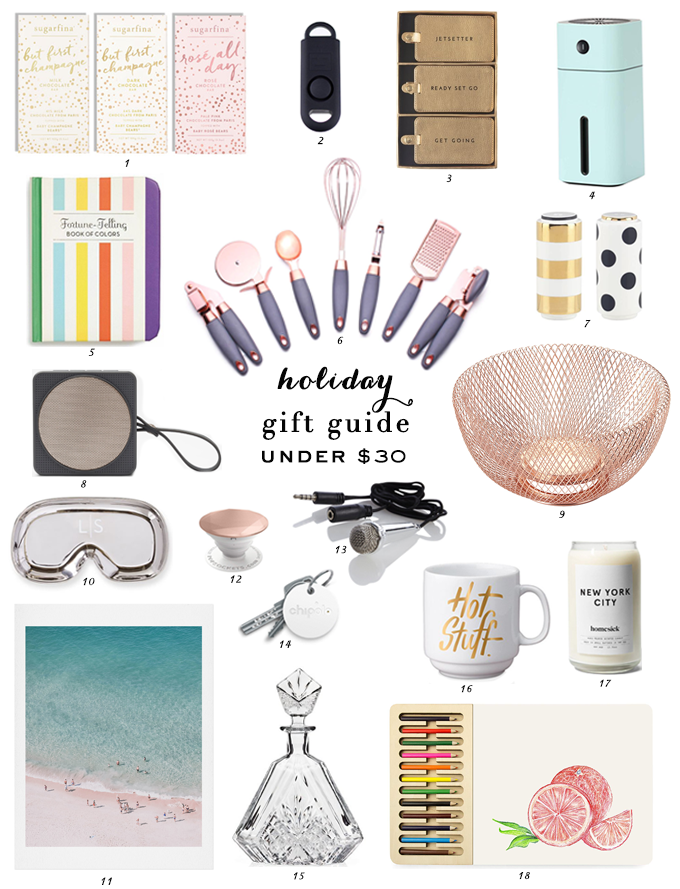 Holiday Gift Guide : Under $30
