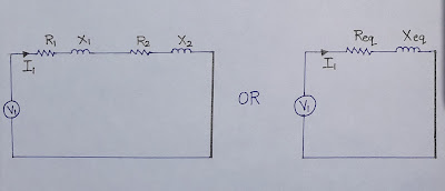 Transformer Short Circuit Test equivalent circuit