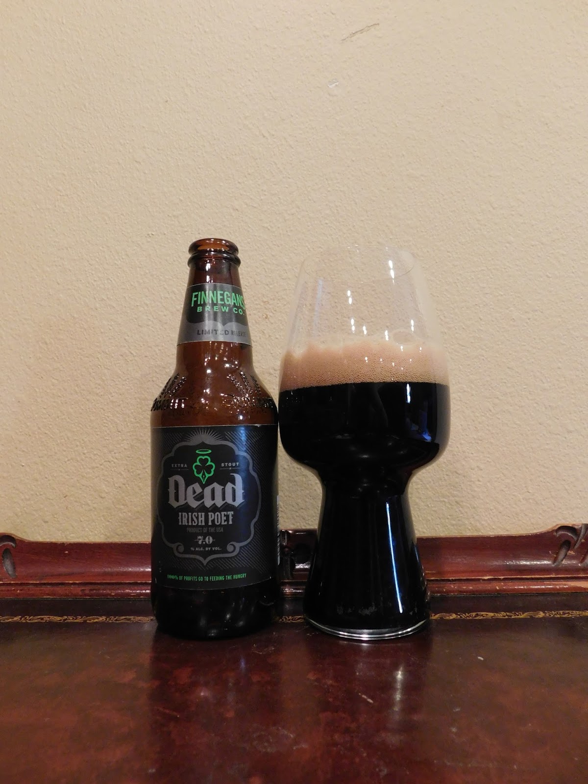 Doing Beer Justice Finnegans Dead Irish Poet