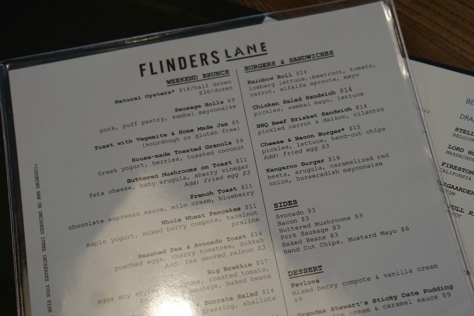 Home Place Flinders Lane Stamford CT Brunch