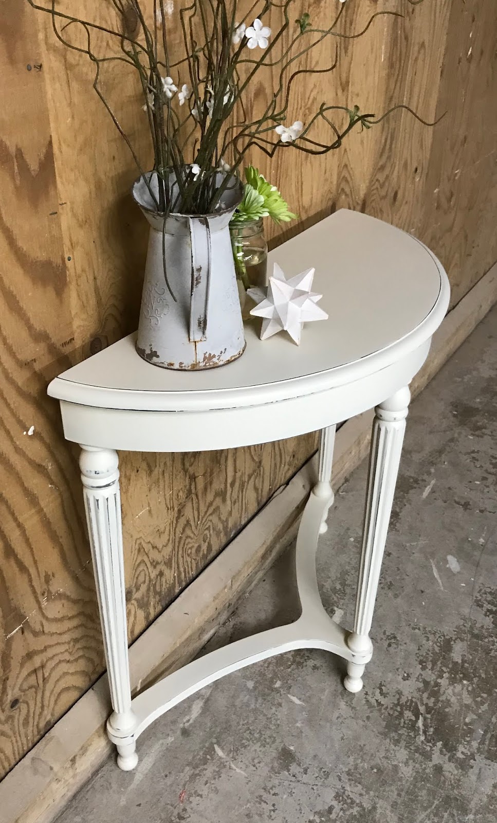 Better Than New Just the Best Half Moon Table