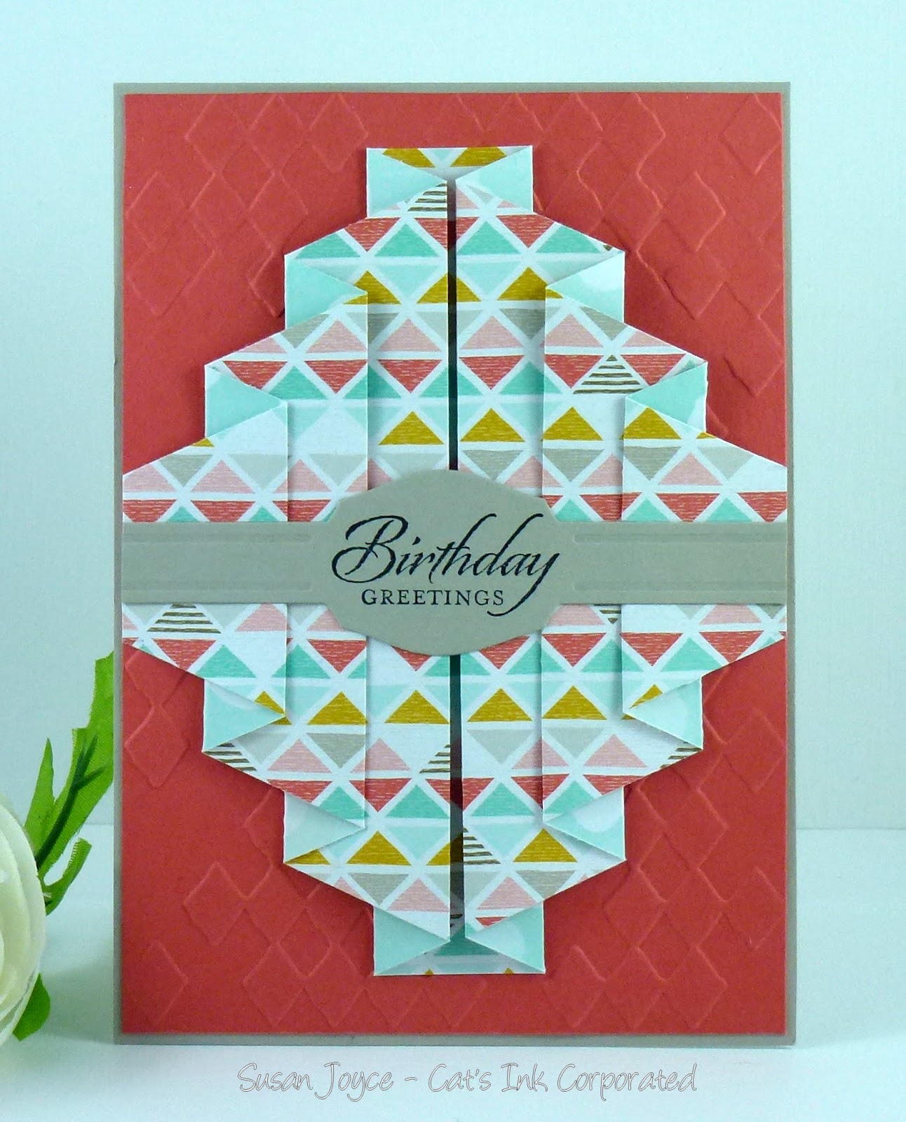 Cat's Ink.Corporated Drapery Fold Cards