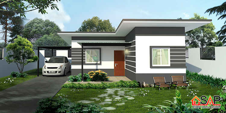 There are two most important things to consider when building a house. One is the affordability and the other is the comfortability. Of course, we love a house that is very comfortable to all of us, but this criterion is not often meet due to rising cost of construction material and labor cost nowadays. In spite of this, there are some house designs that can give us both the comfort and affordability. Just like this project houses from Asap Home Builders in Thailand. These houses come with two-bedrooms, shared bathroom, kitchen, and living area — the basic needs of a family. Prices are estimated in Thailand current the Baht and being converted into Philippine pesos.