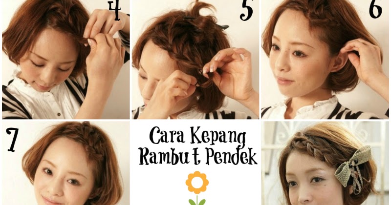 Cara+Kepang+Rambut+Pendek+Kanubeea+Hair+Clip+085745610055+