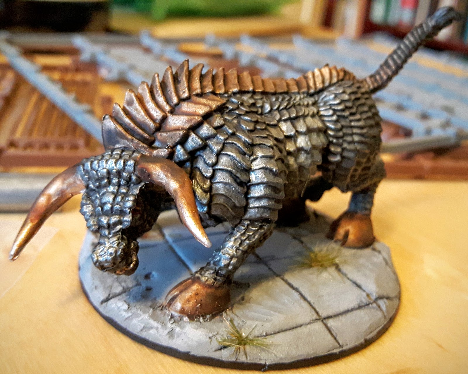 Gonzo History Gaming Edition D&D painted and pondered