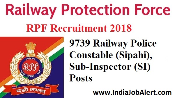 Railway RPF Recruitment 2018 || Applly online here