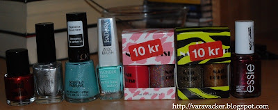naglar, nails, nagellack, nail polish, christmas gifts, revlon, H&M, ginatricot, essie