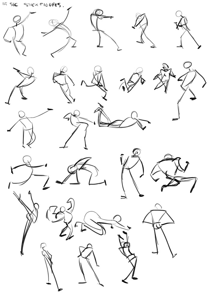 Life Drawing Dublin: 291: Daily Gestures