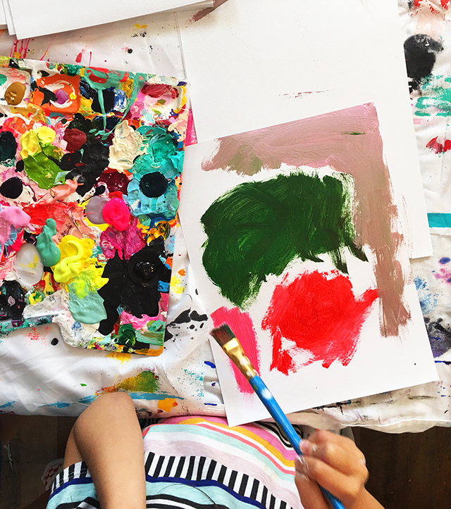 creating with a kid: exploring color