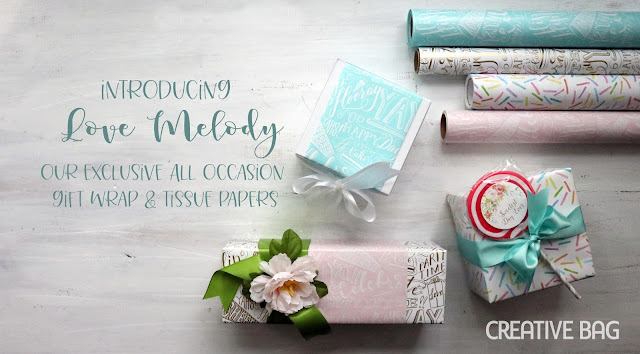 pretty wrapping papers and tissue | creativebag.com