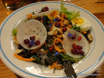 salad at Three Forks Bakery and Brewing Co. in Nevada City, California