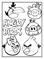 Angry Birds Coloring Pages Printable