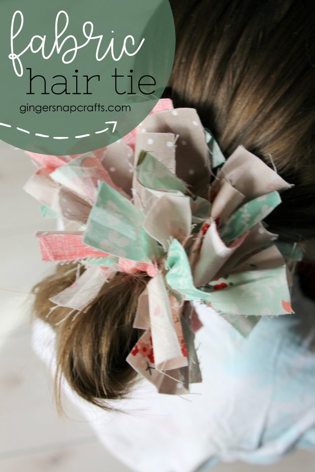 Ginger Snap Crafts Fabric Hair Tie With Cricut Precision Hand