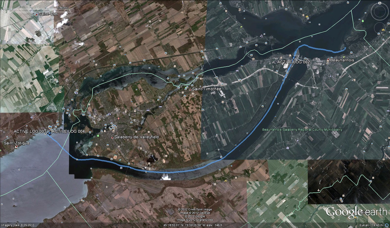 Cygnus 2012 Thousand Islands Beauharnois Lock Coteaux Landing