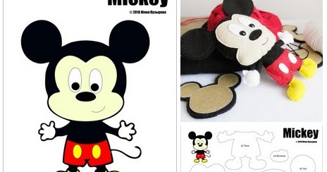 PaP Como fazer: Molde Mickey Mouse para Imprimir