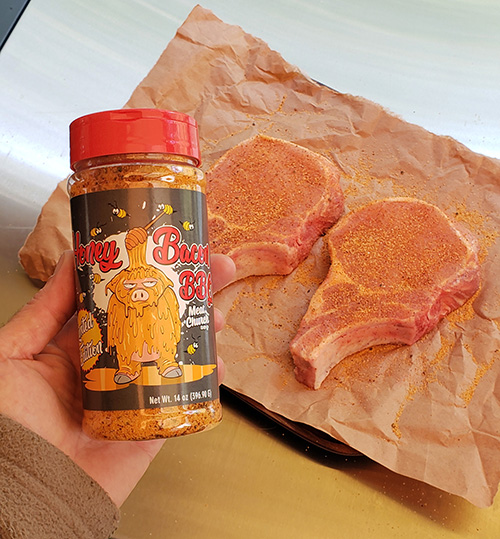 Meat Church BBQ - Honey Hog seasoned Double Smoked Ham.