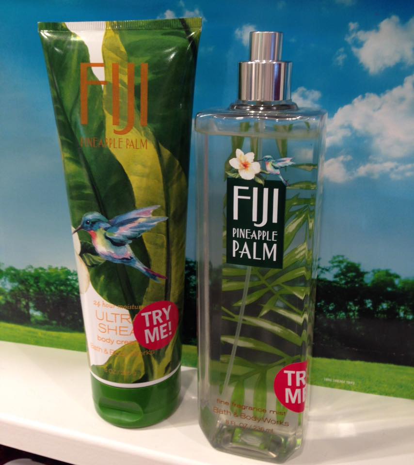 Life Inside the Page Bath & Body Works Paradise Collection Wall Early Releases