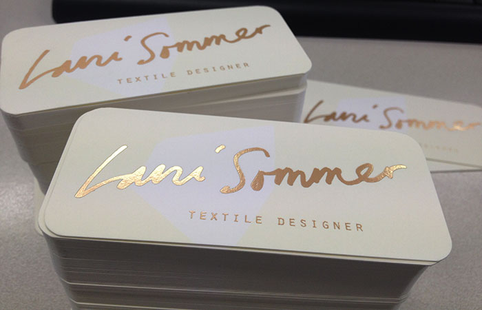 Luxury Business Cards Rose Gold Foil Business Cards
