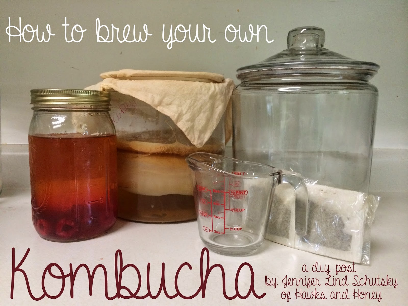 Hawks and honey How I Brew My Own Kombucha {and you can too!}